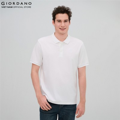 GIORDANO Áo Thun Ngắn Tay Có Cổ Nam Icing Liquid Touch Polo 01016283