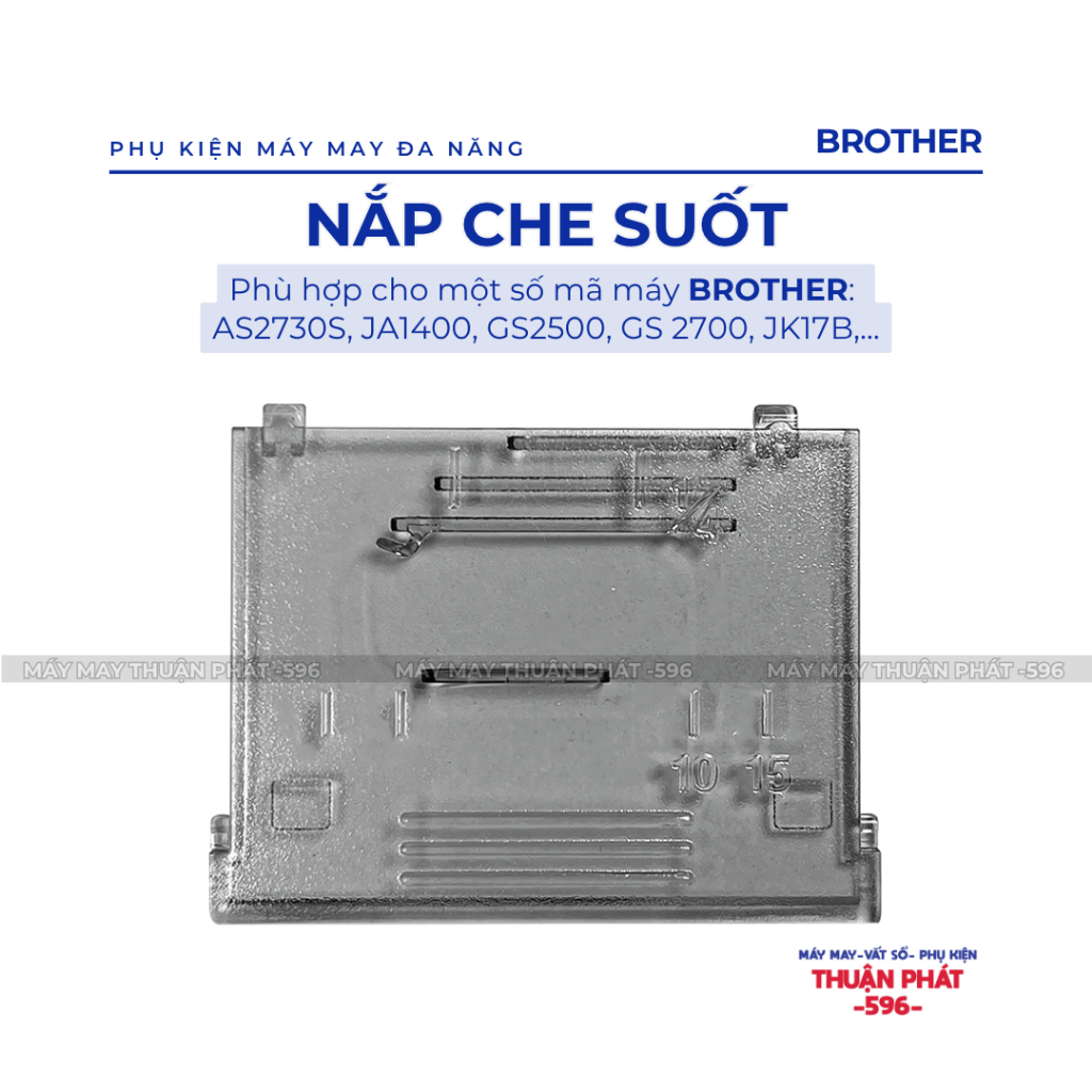 Nắp Che Suốt Cho Máy May Brother AS2730S, GS2700, GS2500, JA1400, JK17B,...