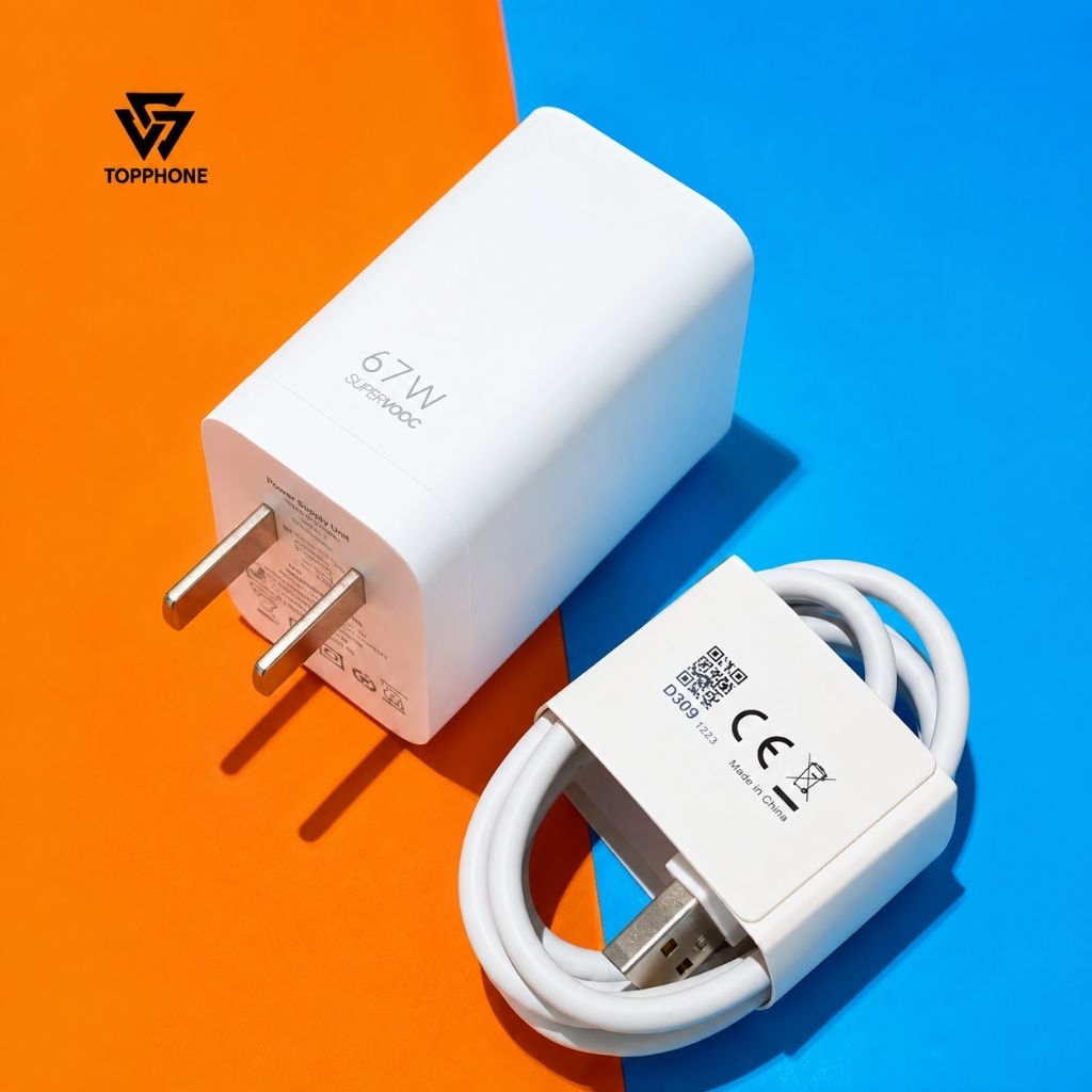 Bộ Sạc Nhanh Oppo 67w Và 80w Super Vooc Dây 8a Sản Phẩm Chuẩn Hãng.