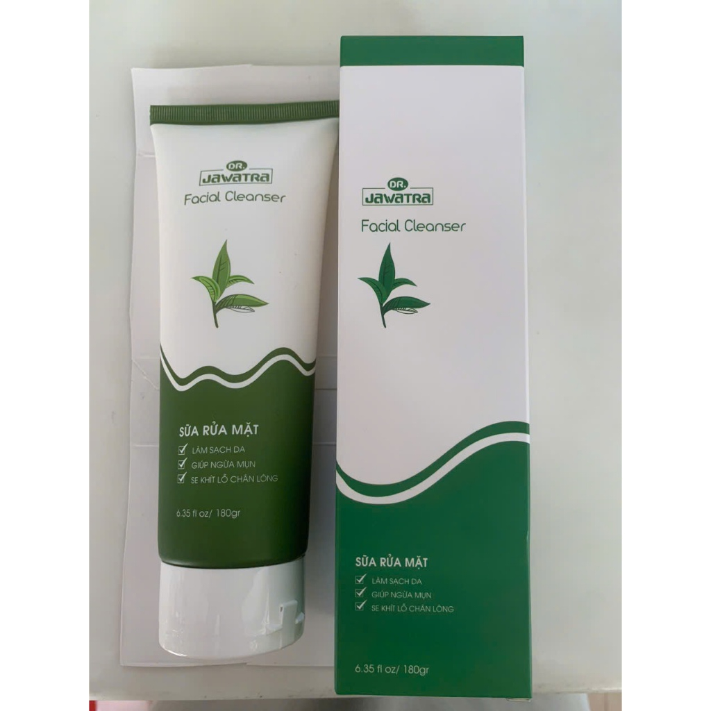 Sữa Rửa Mặt JAWATRA Trà Xanh