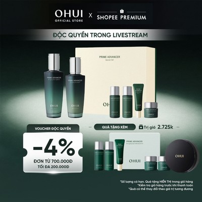 [KOL x OHUI] Bộ dưỡng chất toàn diện 6 món ngăn ngừa lão hóa sớm O HUI PRIME ADVANCER 337ml