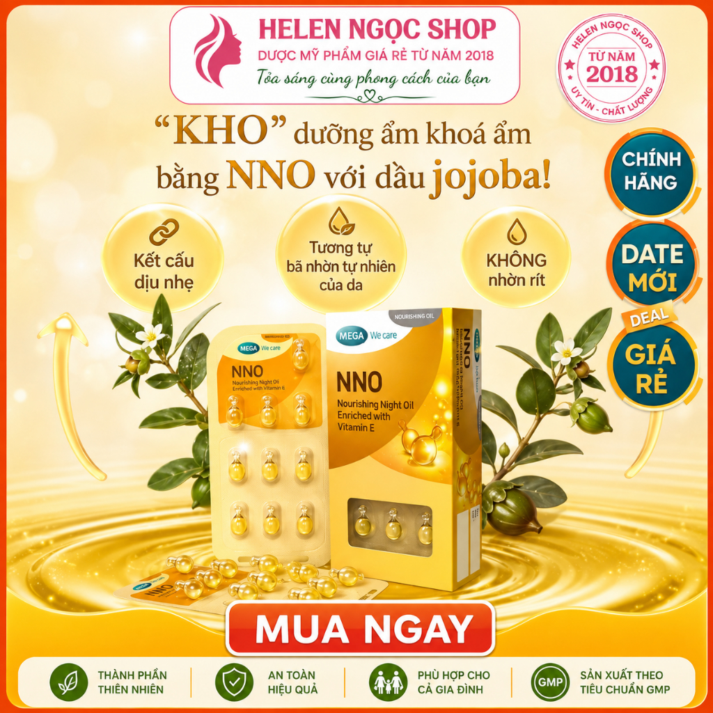 NNO và NNO VITE HỘP 30 viên dưỡng trắng và dưỡng ẩm