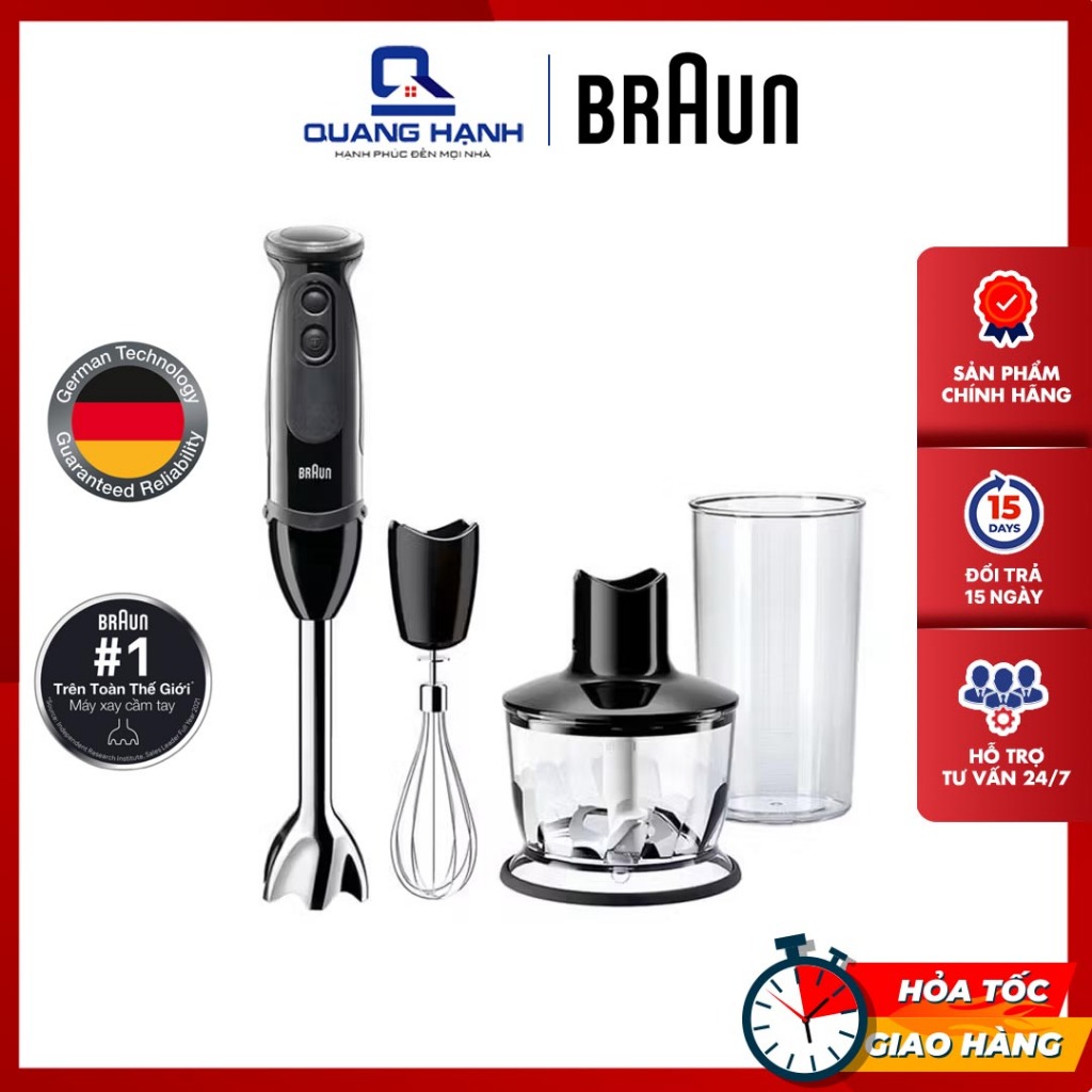 [Model mới chính hãng] Máy xay cầm tay Braun MultiQuick 5 MQ5200 MQ5235 MQ5245 MQ500 MQ535