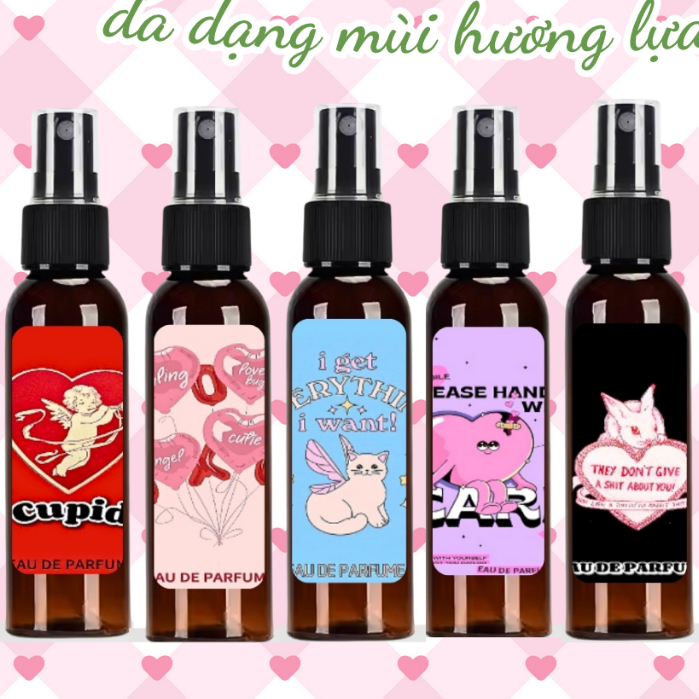 [ QUÀ TẶNG ] xịt thơm toàn thân body mist hương nước hoa tự nhiên - chai 50ml nhiều mùi hương lựa chọn