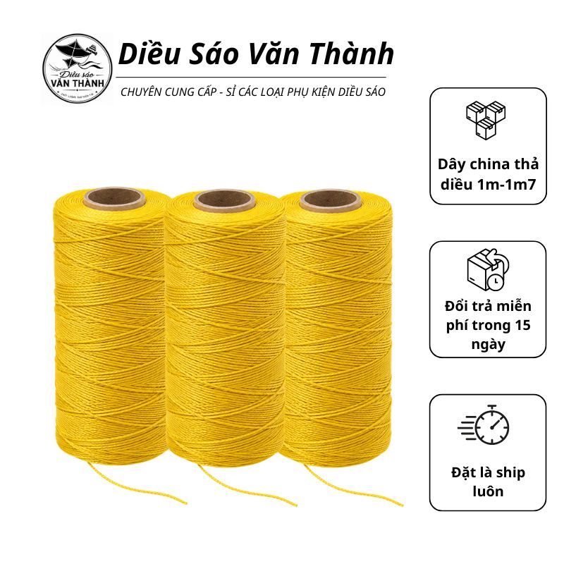 Dây Diều China Chịu Lực Tốt Cho Diều Sáo Đại Trà Song Vân Đuôi Cá 1m 1m5 2m