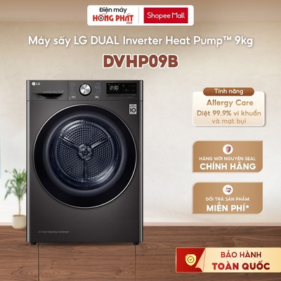 [Phí Lắp đặt 0Đ HCM] DVHP09B Máy Sấy LG DUAL Inverter Heat Pump™ 9Kg
