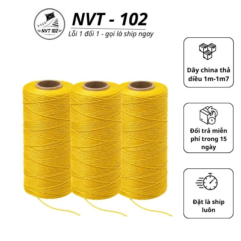 Dây Diều China Chịu Lực Tốt Cho Diều Sáo Đại Trà Song Vân Đuôi Cá 1m 1m5 2m
