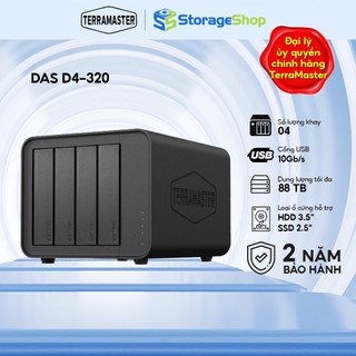 Thiết bị lưu trữ DAS TerraMaster D4-320 4-bay Hàng Chính Hãng - Storage Shop