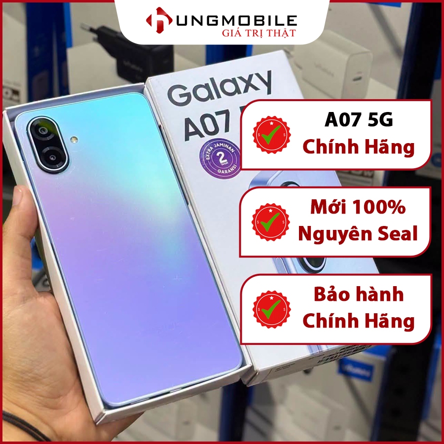 Samsung Galaxy A07 5G Chính Hãng 4GB+64GB| Dimensity 6300