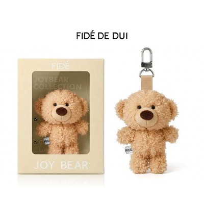 FIDÉ JOY BEAR Classic Keychain 14cm – Signature Teddy Charm | Gift Box Edition