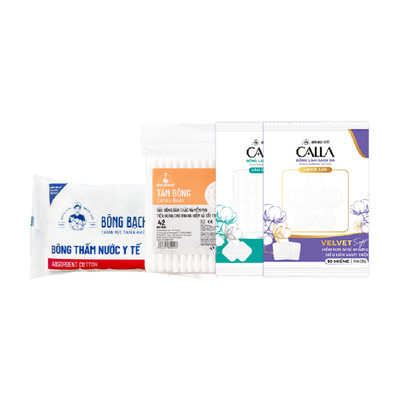 [HÀNG TẶNG KHÔNG BÁN] - COMBO 4 QUÀ: BYT 5gr + SS 20m + Velvet 10 miếng + Tăm bông 42 que