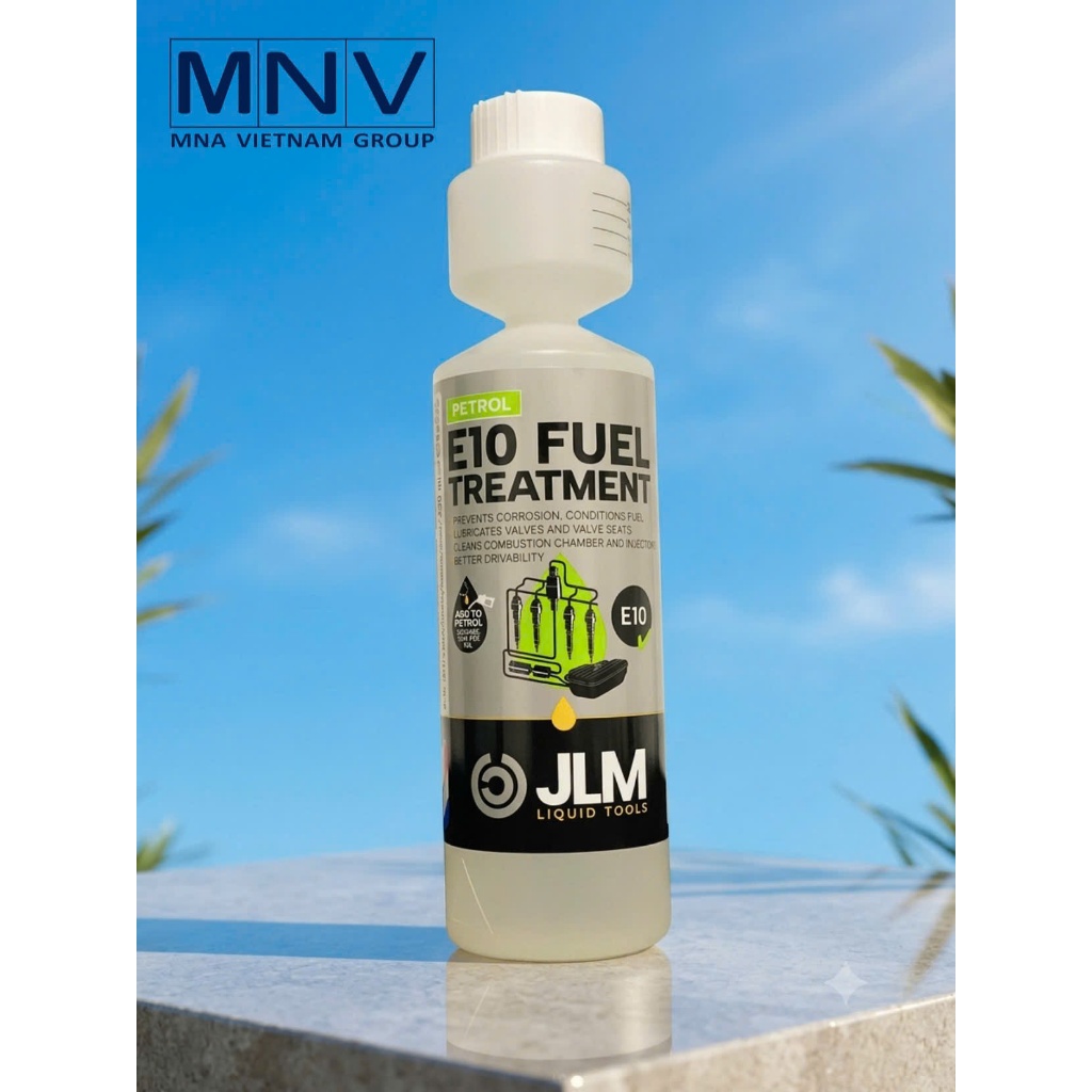 Phụ gia xăng E10 bảo vệ động cơ xăng, chống ăn mòn Ethanol JLM (Chế phẩm hỗ trợ xăng E10) - Chính hã