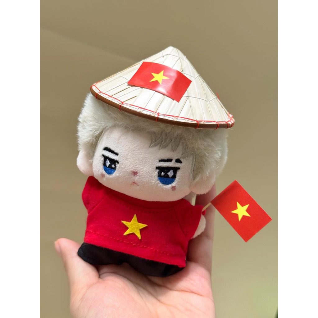 Outfit Doll Kakadoll, Chun Chíp, LBB - Set Quốc Kỳ Việt Nam
