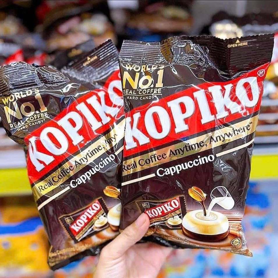Kẹo Cà Phê KOPIKO Candy Coffee | Cappuccino | Cà Phê Sữa 140g