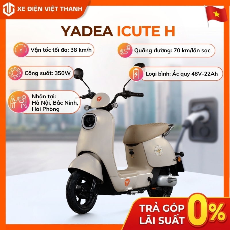 Xe Máy Điện Yadea iCute H Chính Hãng