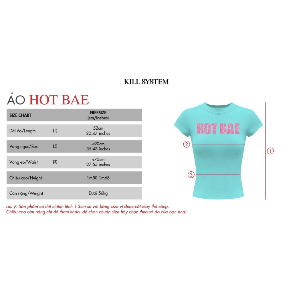 [HÀNG MỚI VỀ] Áo thun babytee in chữ kim tuyến lấp lánh HOT BAE - 𝐊𝐈𝐋𝐋 𝐒𝐘𝐒𝐓𝐄𝐌 | BigBuy360 - bigbuy360.vn