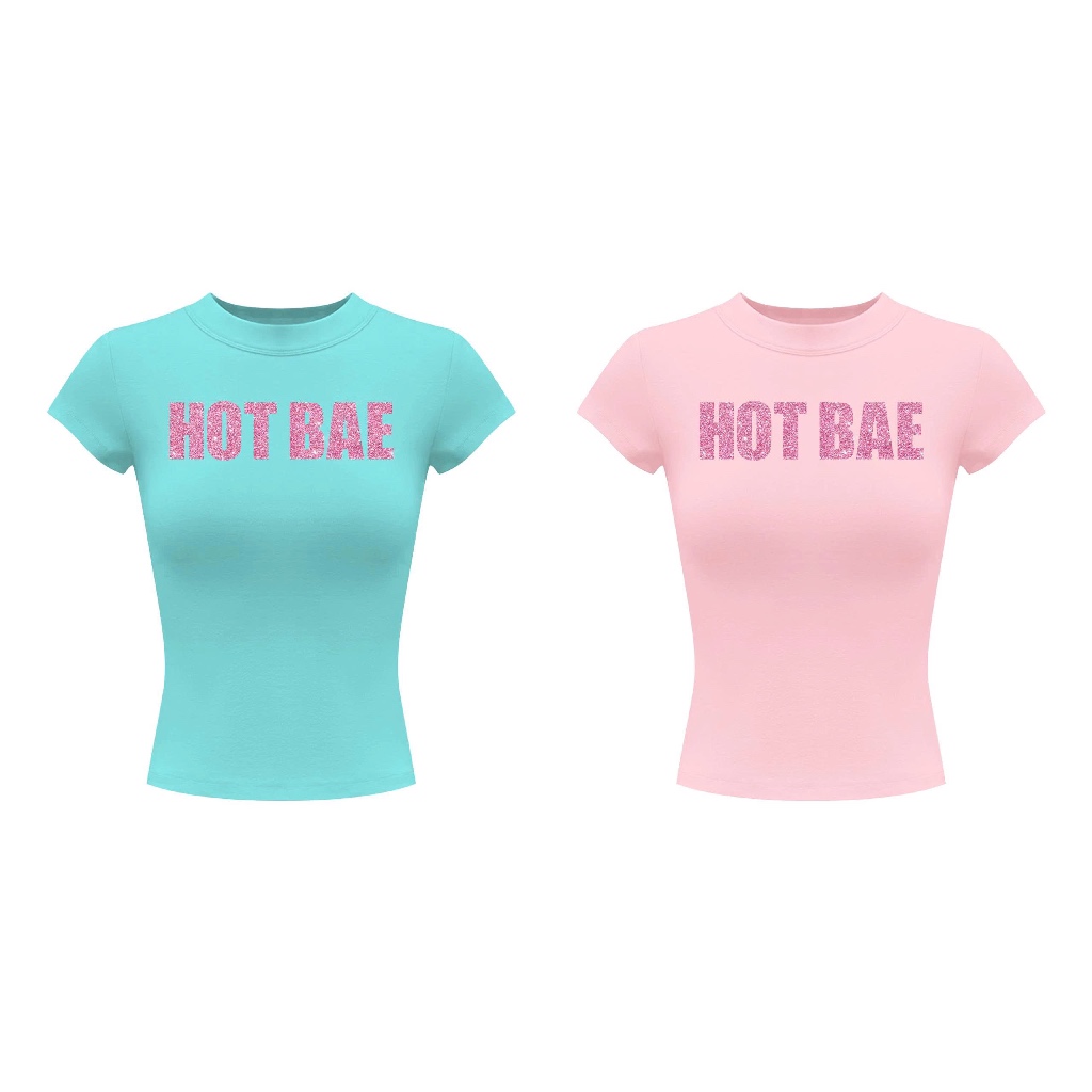 [HÀNG MỚI VỀ] Áo thun babytee in chữ kim tuyến lấp lánh HOT BAE - 𝐊𝐈𝐋𝐋 𝐒𝐘𝐒𝐓𝐄𝐌 | BigBuy360 - bigbuy360.vn