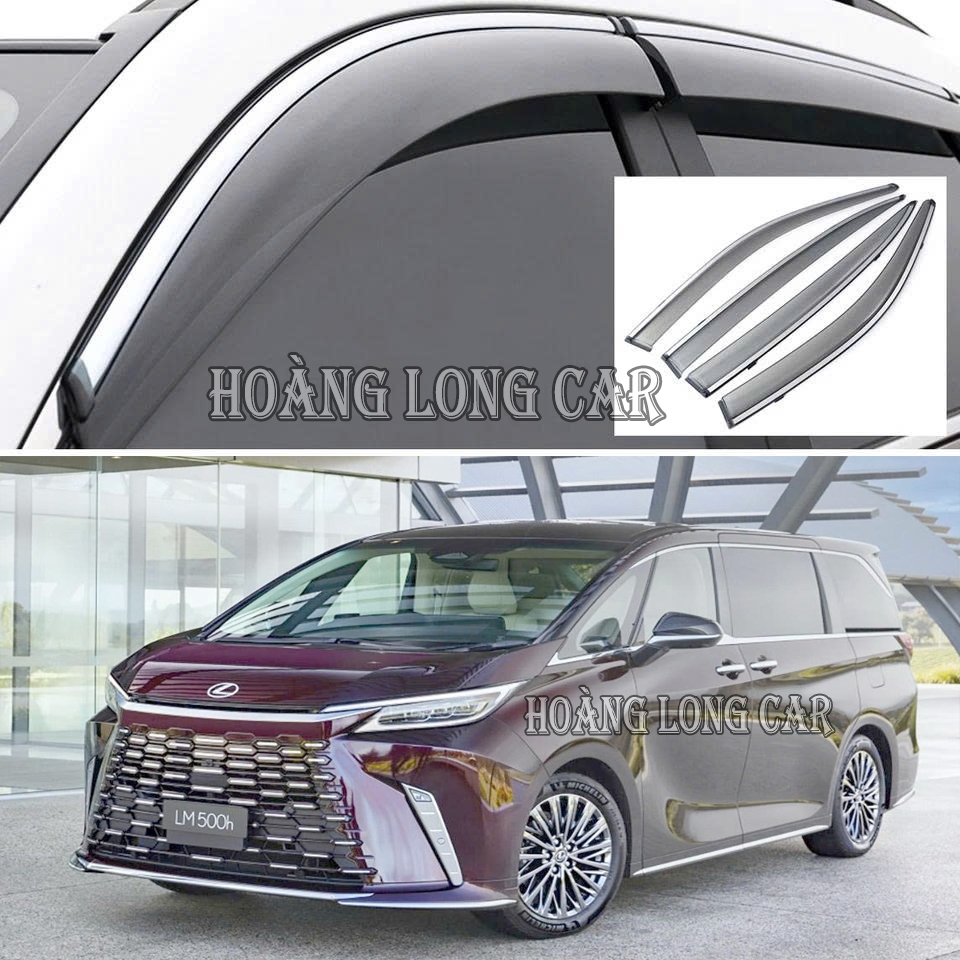 Vè Mưa Lexus LM500h 2025 2026 2027 - Viền Che Mưa Cánh Cửa Lexus LM500h