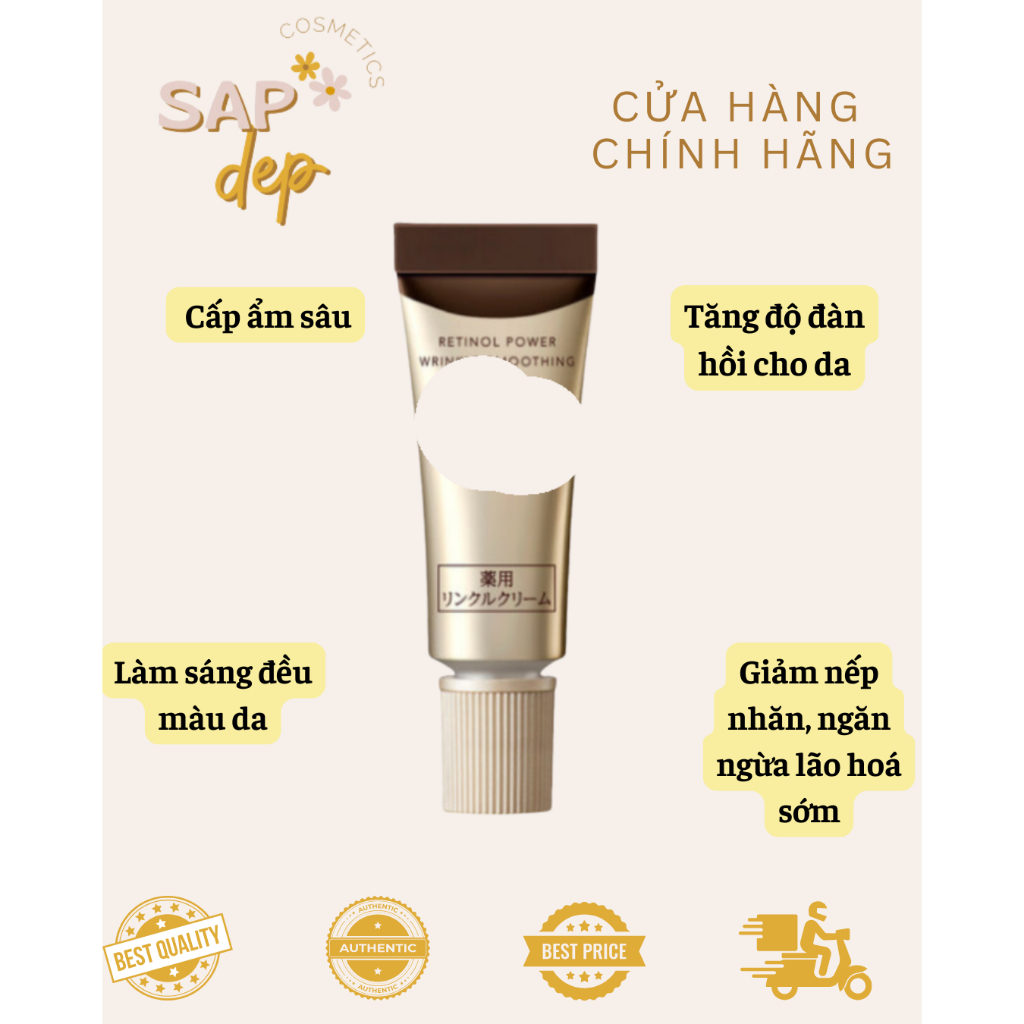 Kem mắt Elixir Shiseid0 Nhật Bản cải thiện nhăn mắt thâm quầng mắt size mini 2gr