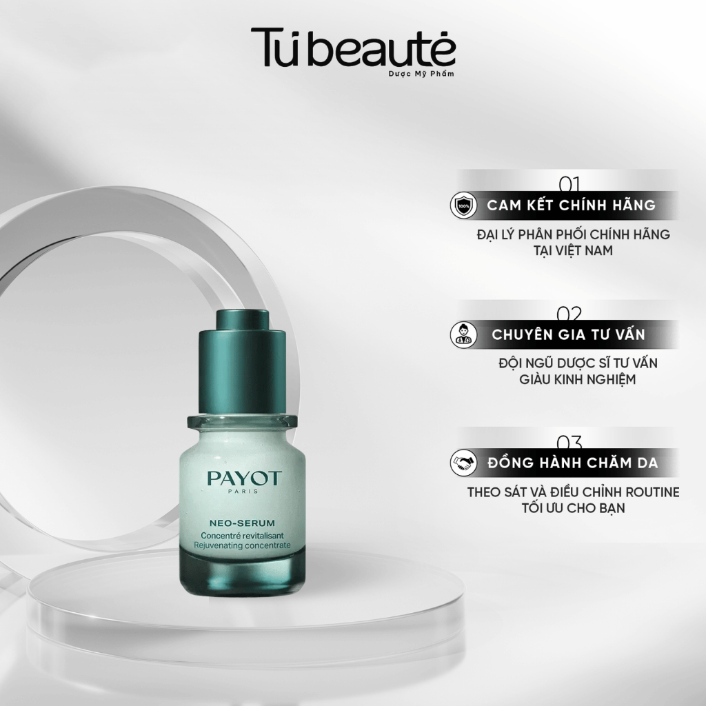 [HÀNG CÔNG TY] Tinh Chất Dưỡng Ẩm Payot Neo-Serum 50ml - Size Spa - Màu Trắng - Unbox