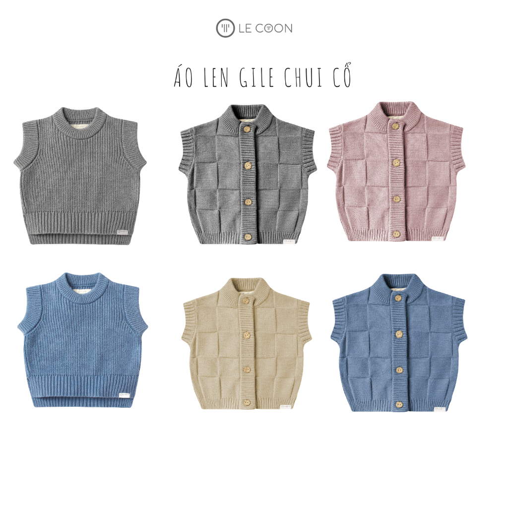 LE COON | Áo Len Gile Chui Cổ