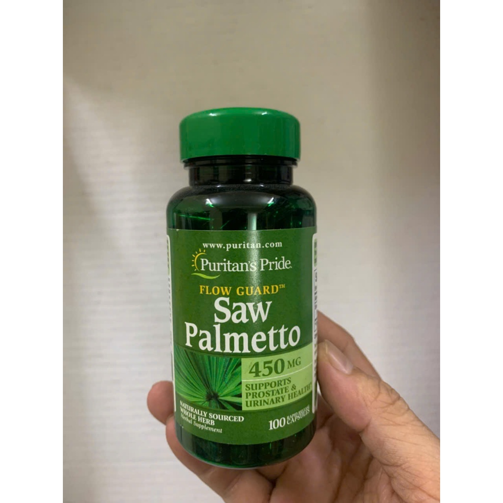 Date 2028 - Viên Uống Saw Palmetto Puritan’s Pride 450mg 100 viên