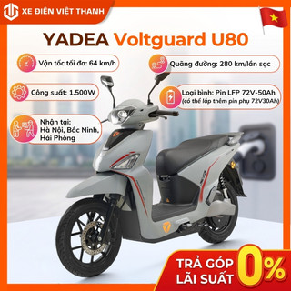 Xe Máy Điện Yadea Voltguard U80 (có thể lắp thêm pin)