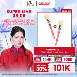 [Võ Hà Linh x GSLAY] COMBO 02 Cọ Má GSLAY YOSO Cheek Brush Red (23,5gx2)