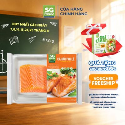 [Đông lạnh] Cá hồi Phi Lê nhập khẩu cao cấp SG Food 200g