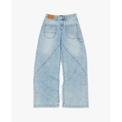 LEE - Quần jeans nữ ống rộng wash bạc_LWB261430210862-A09823