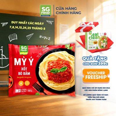 [Đông lạnh] Mỳ Ý Xốt Bò Bằm SG Food 250g