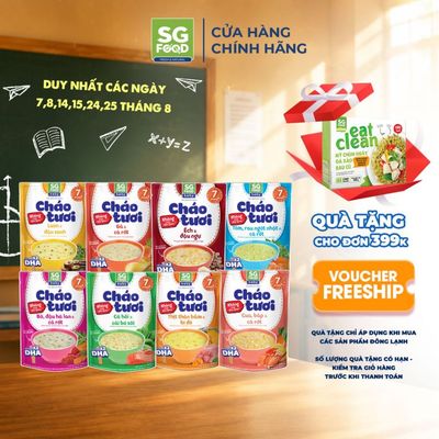 Cháo Tươi BABY Ăn Liền SG Food 240gr
