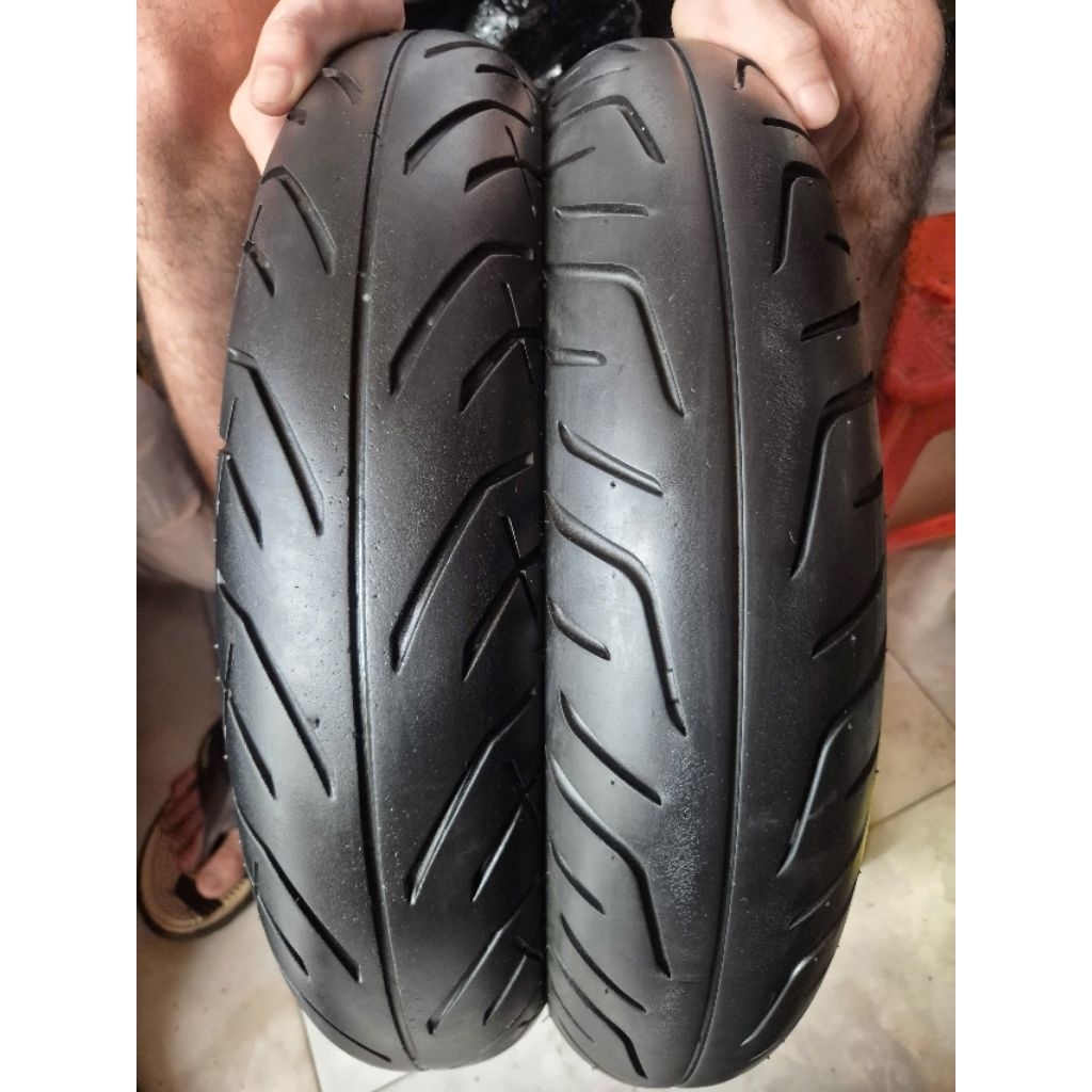 ( vỏ cũ ) lốp xe 100/80-16, vỏ không ruột gắn cho xe pg1, sh125i, sh150i. Vỏ còn dày đẹp bền bám.