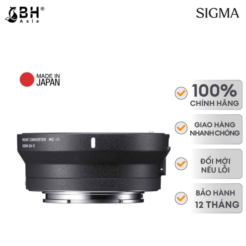 BH Asia - Ngàm chuyển đổi SIGMA MC-11 SIGMA SA-E / Mount converter SIGMA MC-11 SIGMA SA-E