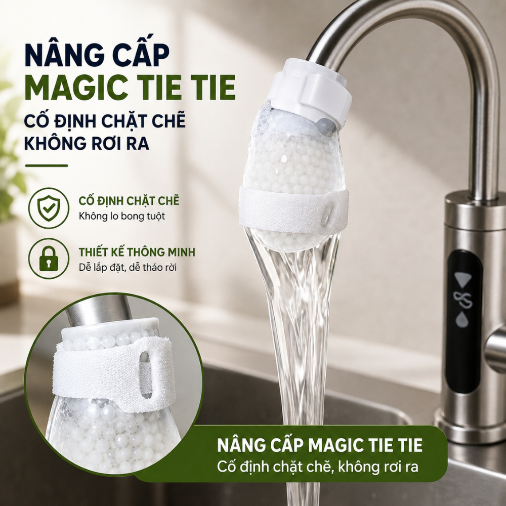 Combo 100 Túi lọc vòi nước đa năng Giữ cặn bẩn Tạp chất Cải thiện chất lượng…