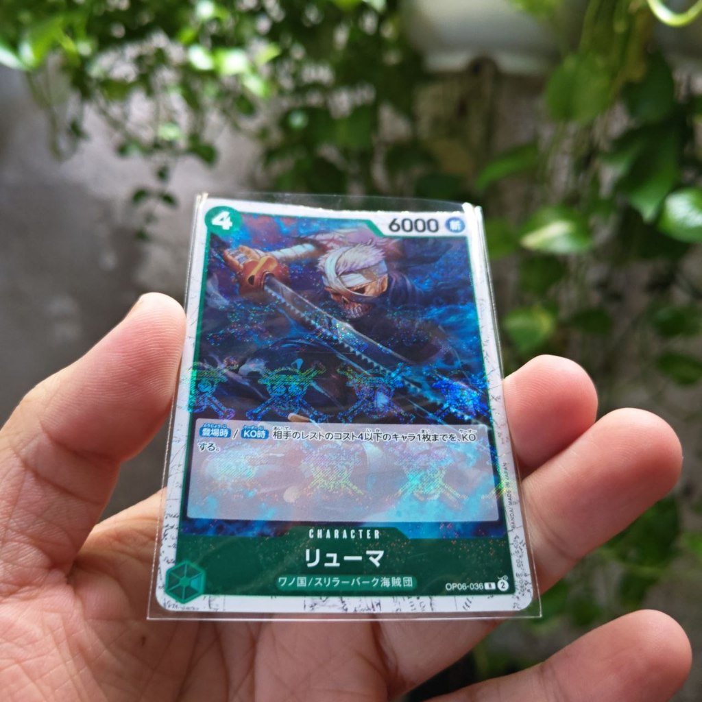 Thẻ One Piece Japanese Ryuma OP06-036 R Pirate Flag Holo