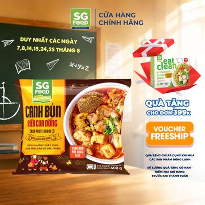 [Đông lạnh] Canh bún riêu cua đồng 400g SG Food