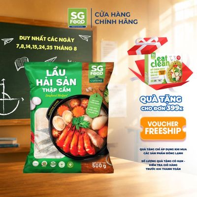[Đông lạnh] Lẩu Hải Sản Thập Cẩm SG Food Gói 500G