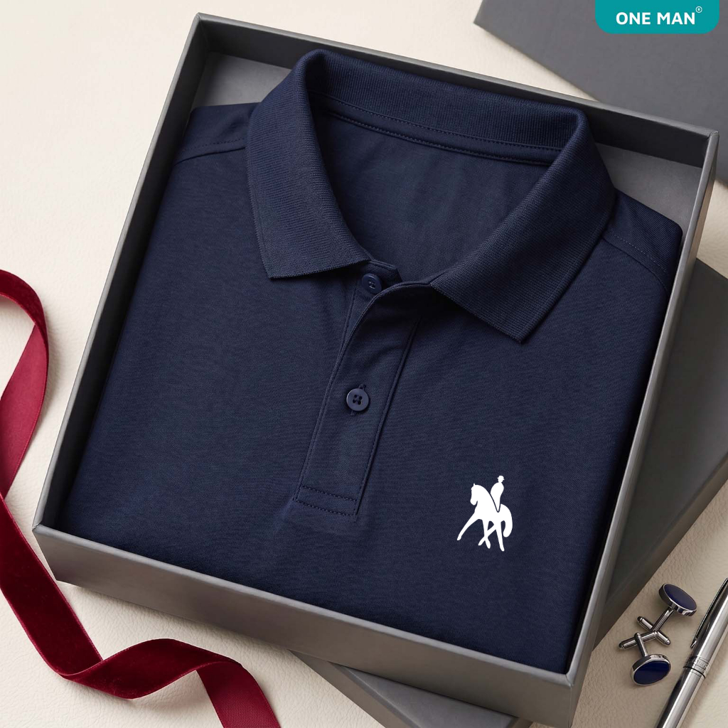 Áo thun polo nam nữ ONEMAN [Tặng kèm hộp] chất cotton cao cấp logo in nổi tinh tế form chuẩn lịch lã