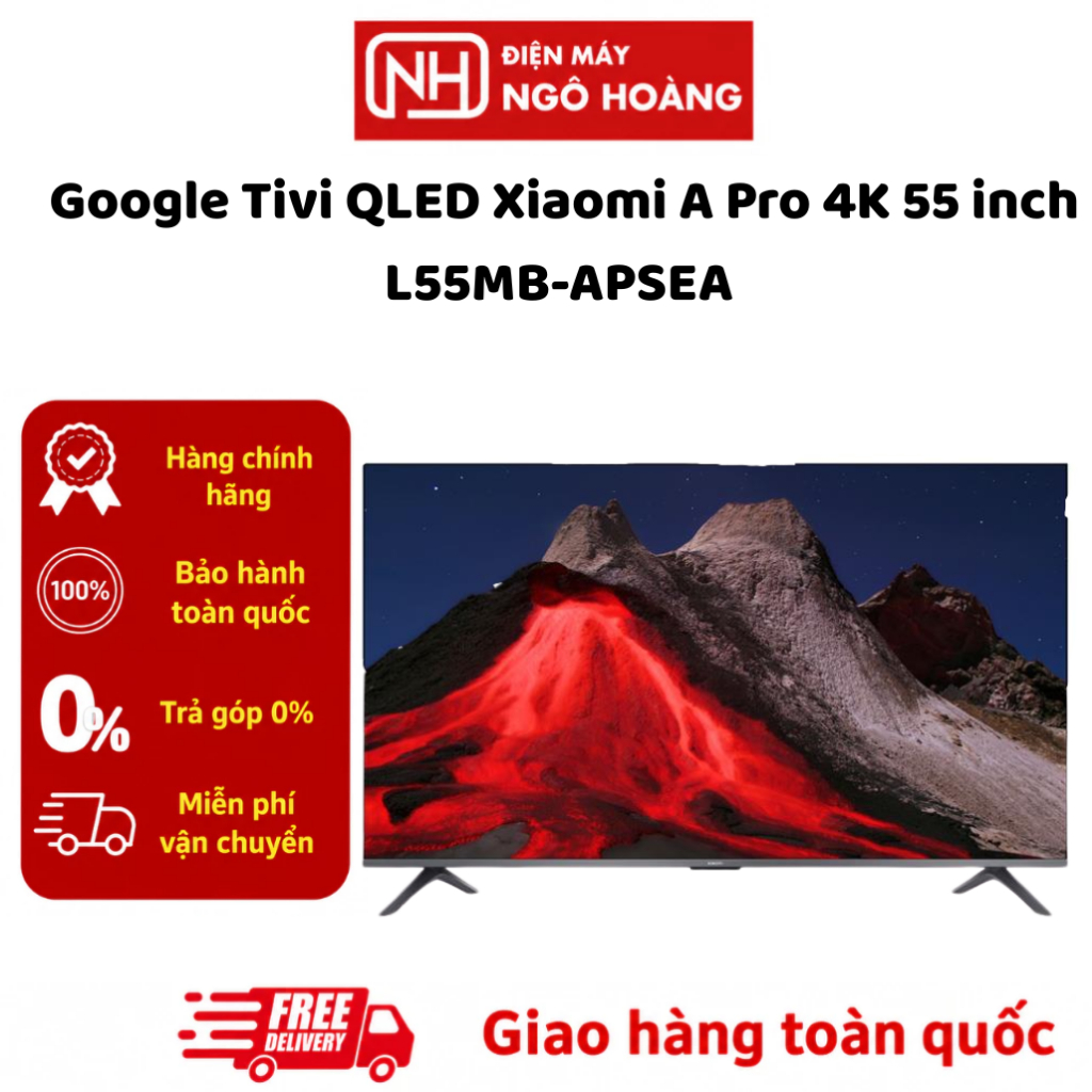 L55MB-APSEA Google Tivi QLED Xiaomi A Pro 4K 55 inch 2026 Google TV