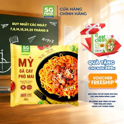 [Đông lạnh] Mỳ Gà xốt cay phô mai SGFood 250g
