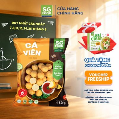 [Đông lạnh] Cá Viên dai giòn thơm ngon SGFood 450G