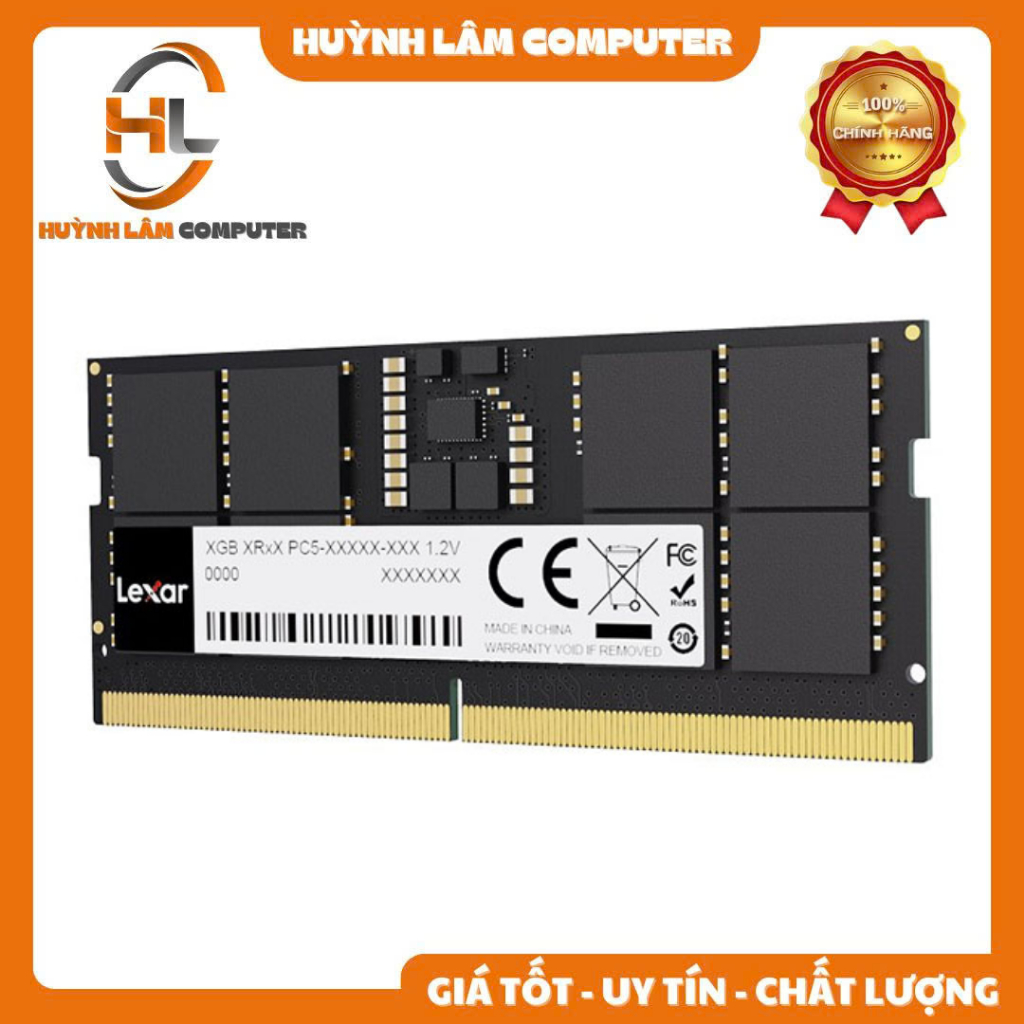RAM Laptop LEXAR 16GB DDR5 4800MHz Chính hãng phân phối