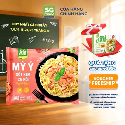 [Đông lạnh] Mỳ Ý Xốt Kem Cá Hồi 250g
