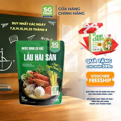 Nước dùng cô đặc Lẩu Hải Sản SG Food 180gr