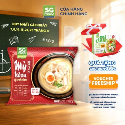 [Đông lạnh] Mỳ Udon vị Tonkotsu SGF 350g