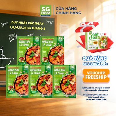 Combo 5 Xốt ướp nướng Thái lá chanh 70g SG Food