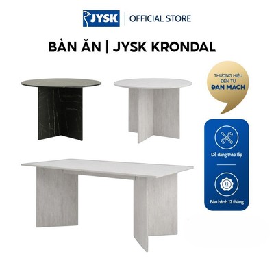 Bàn ăn | JYSK  KRONDAL | gỗ công nghiệp | màu đá cẩm thạch | nhiều kích thước
