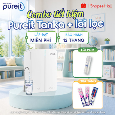 [LẮP ĐẶT 0Đ | COMBO] Máy lọc nước Pureit Tanka + Lõi lọc PCM