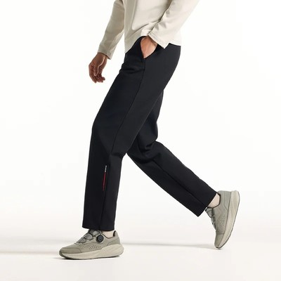 ANTA Nam Training Quần thể thao len Knitted Track Pants Quần Dài thể thao Nam 1526A7306S